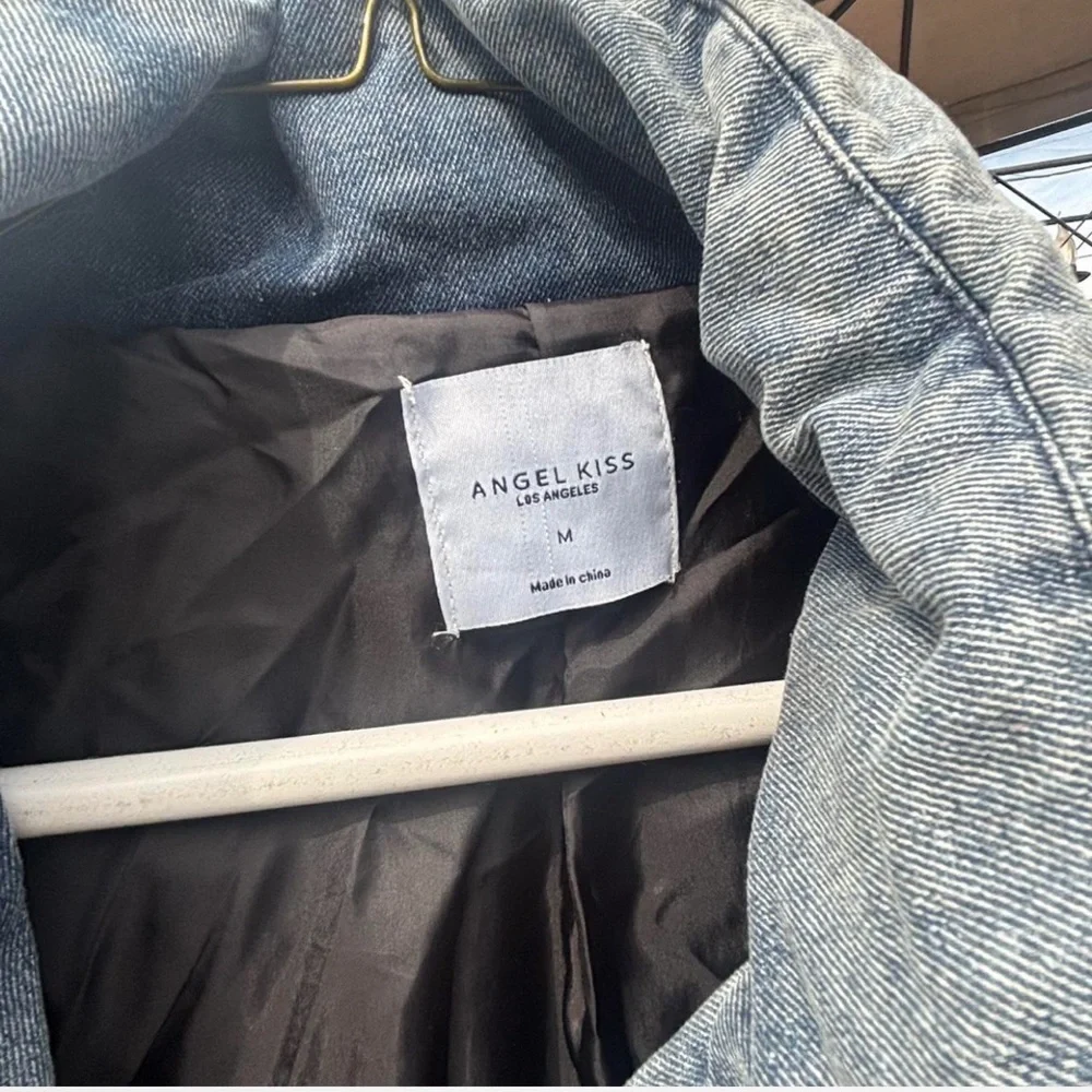 Angel Kiss Denim-Style Jacket - Picture 2 of 4